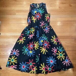 Vintage Oscar De La Rental Floral Sundress